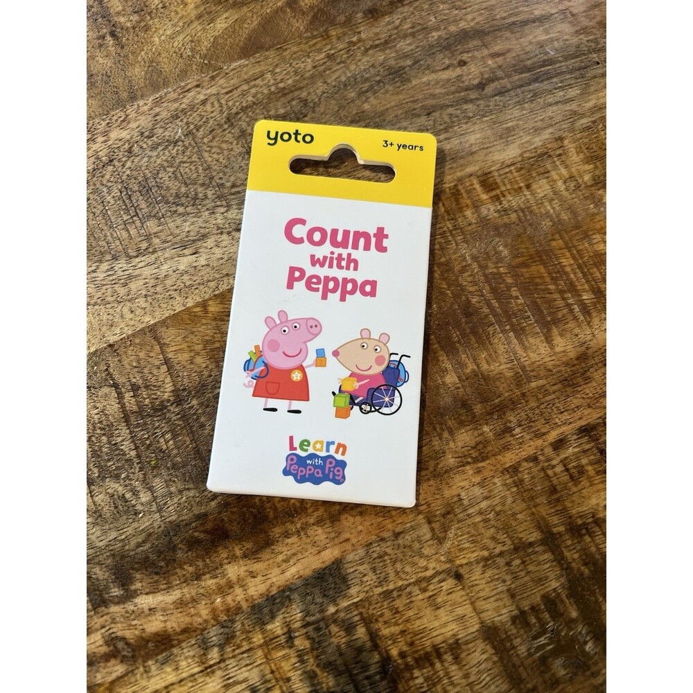 YOTO Count With Peppa Pig Kids Audio Card Brand New Sealed Hasbro Educational